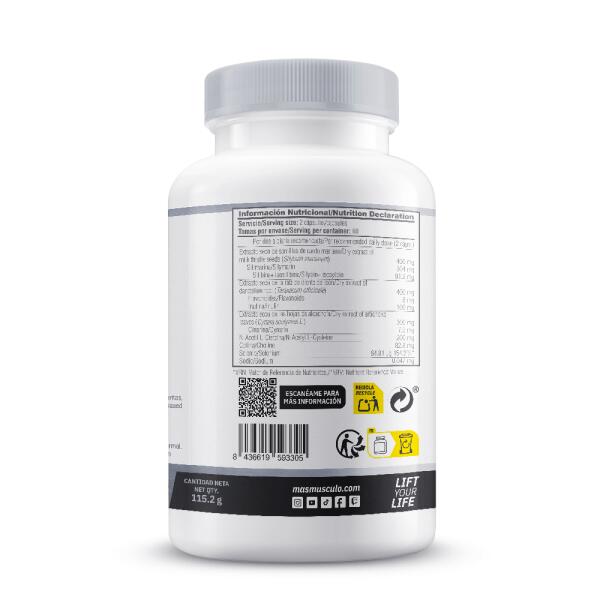Disintossicazione del fegato - 120 capsule vegetali MASMUSCULO 3/5