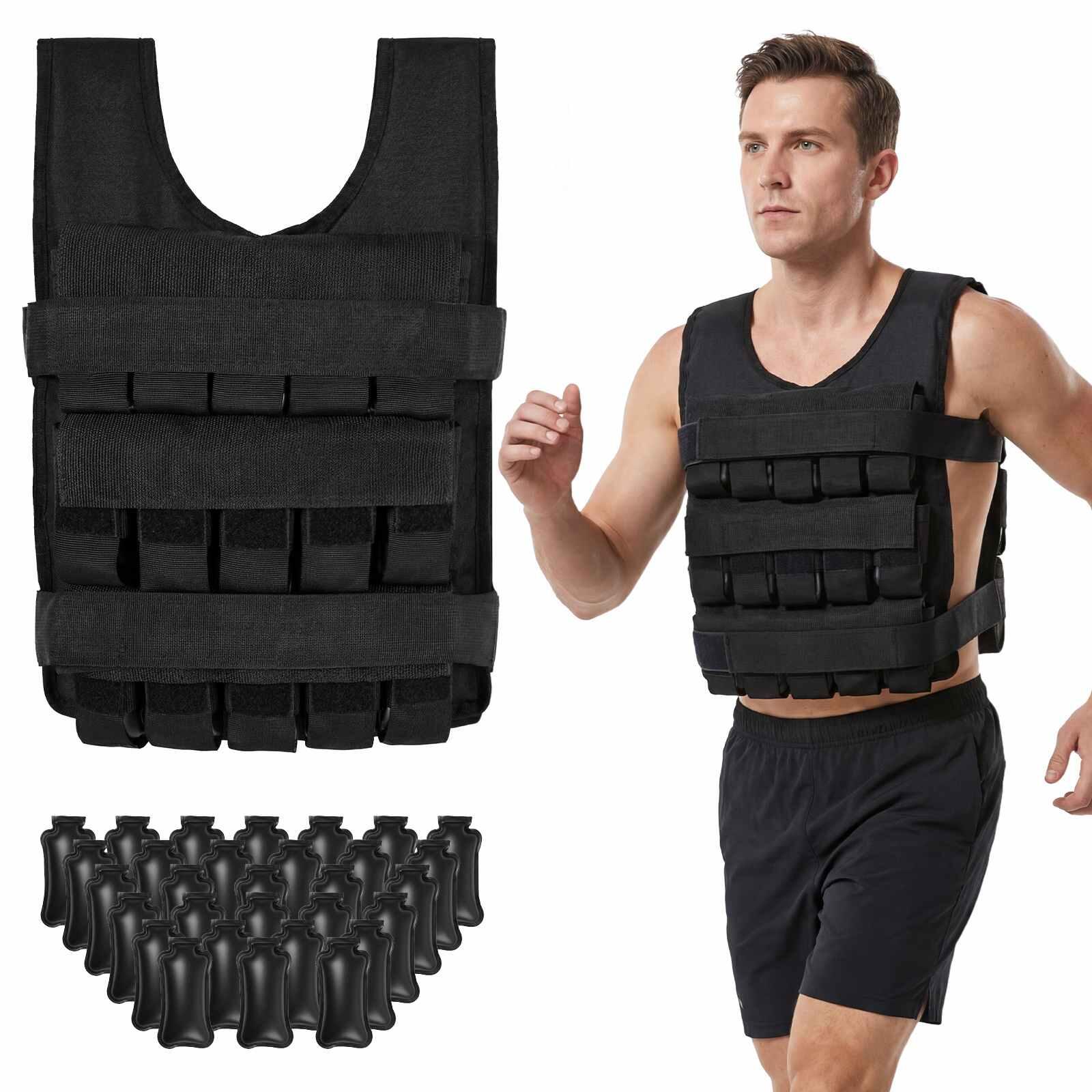 0-30kg Adjustable Weighted Vest for Fitness Training