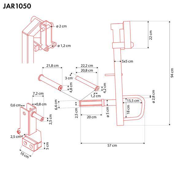 Zenderarmen JAR1050 HMS 6/7
