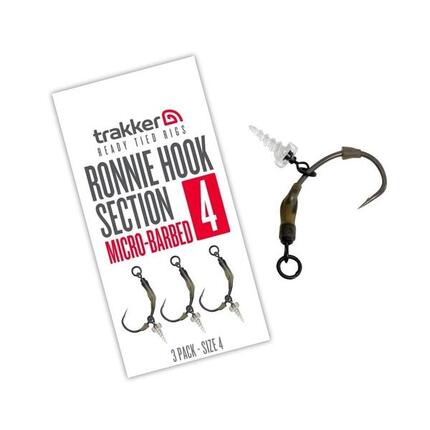 Trakker Ronnie Hakenabschnitt x 3 Widerhaken