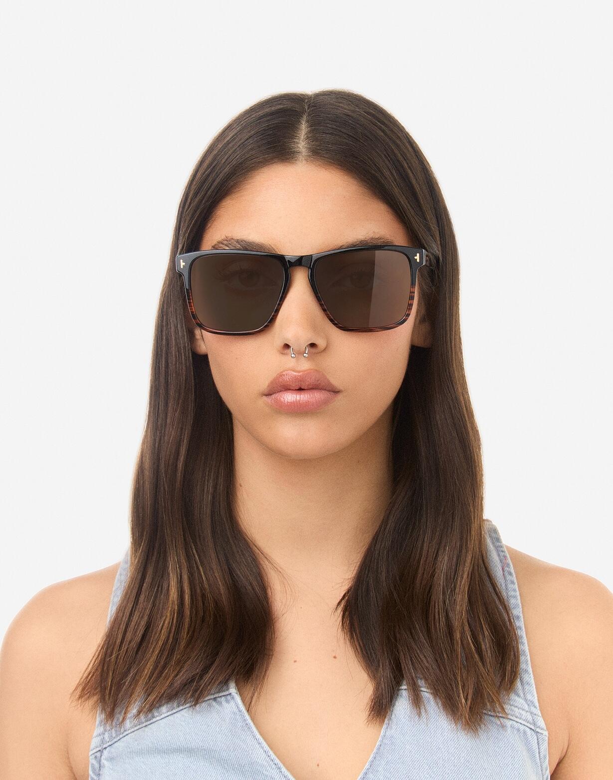 HAWKERS - Gafas de Sol para Hombre y Mujer POLARIZED BLACK OLIVE - DUST 6/8