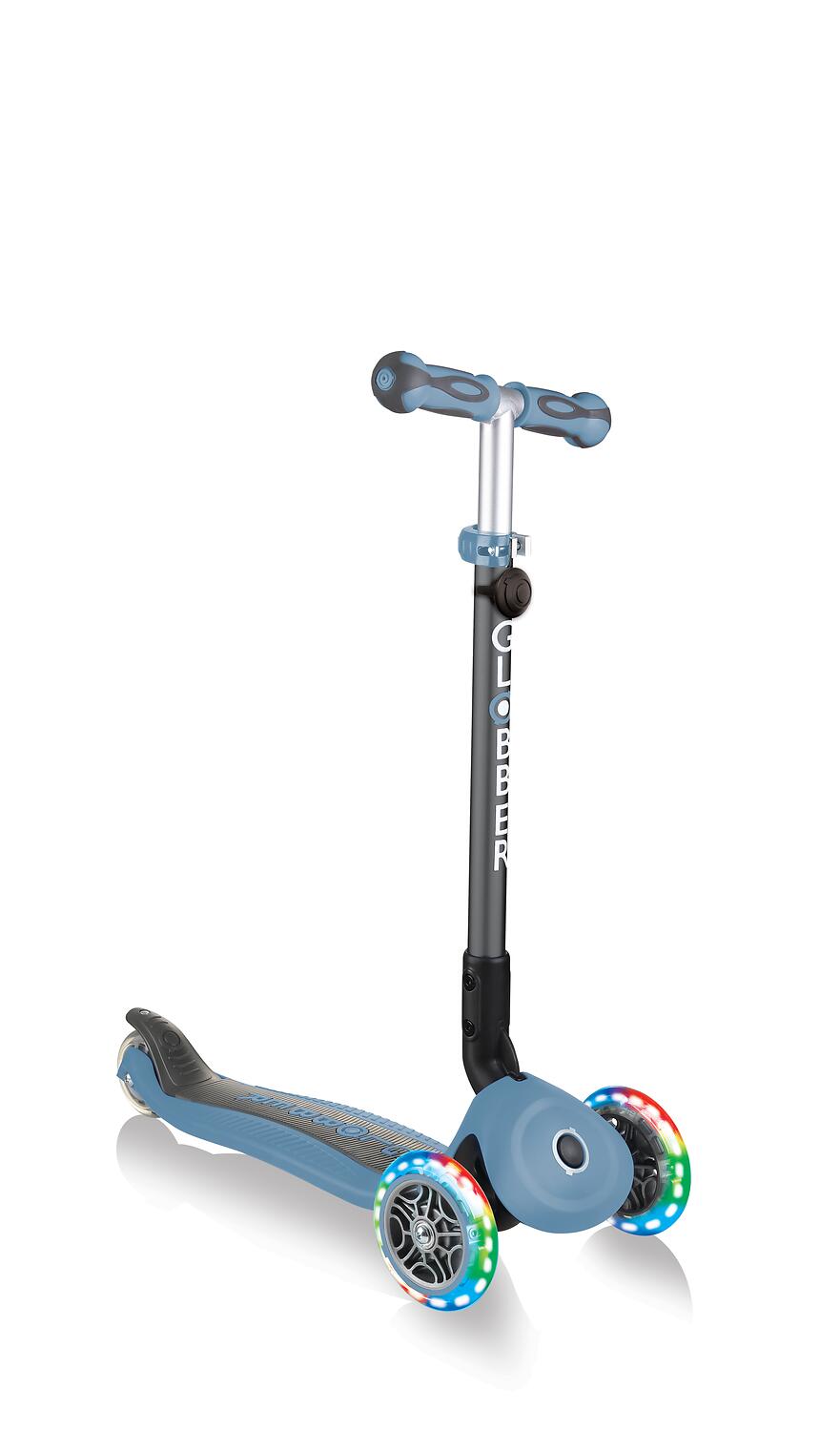GLOBBER GO-UP DELUXE LIGHTS blau, mit Leuchtrollen 3/7