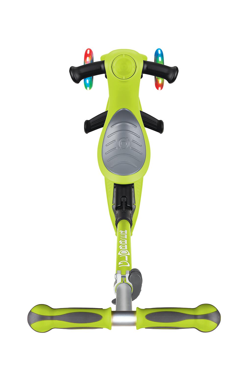 GLOBBER GO-UP DELUXE LIGHTS lime grün, mit Leuchtrollen 7/7