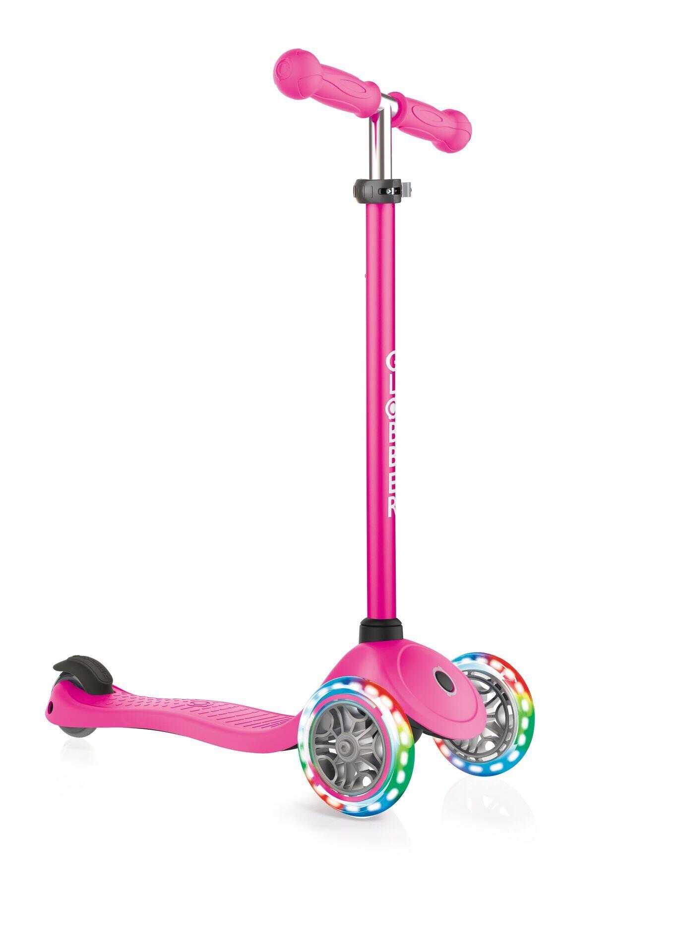 GLOBBER PRIMO LIGHTS neon pink, mit Leuchtrollen 7/7