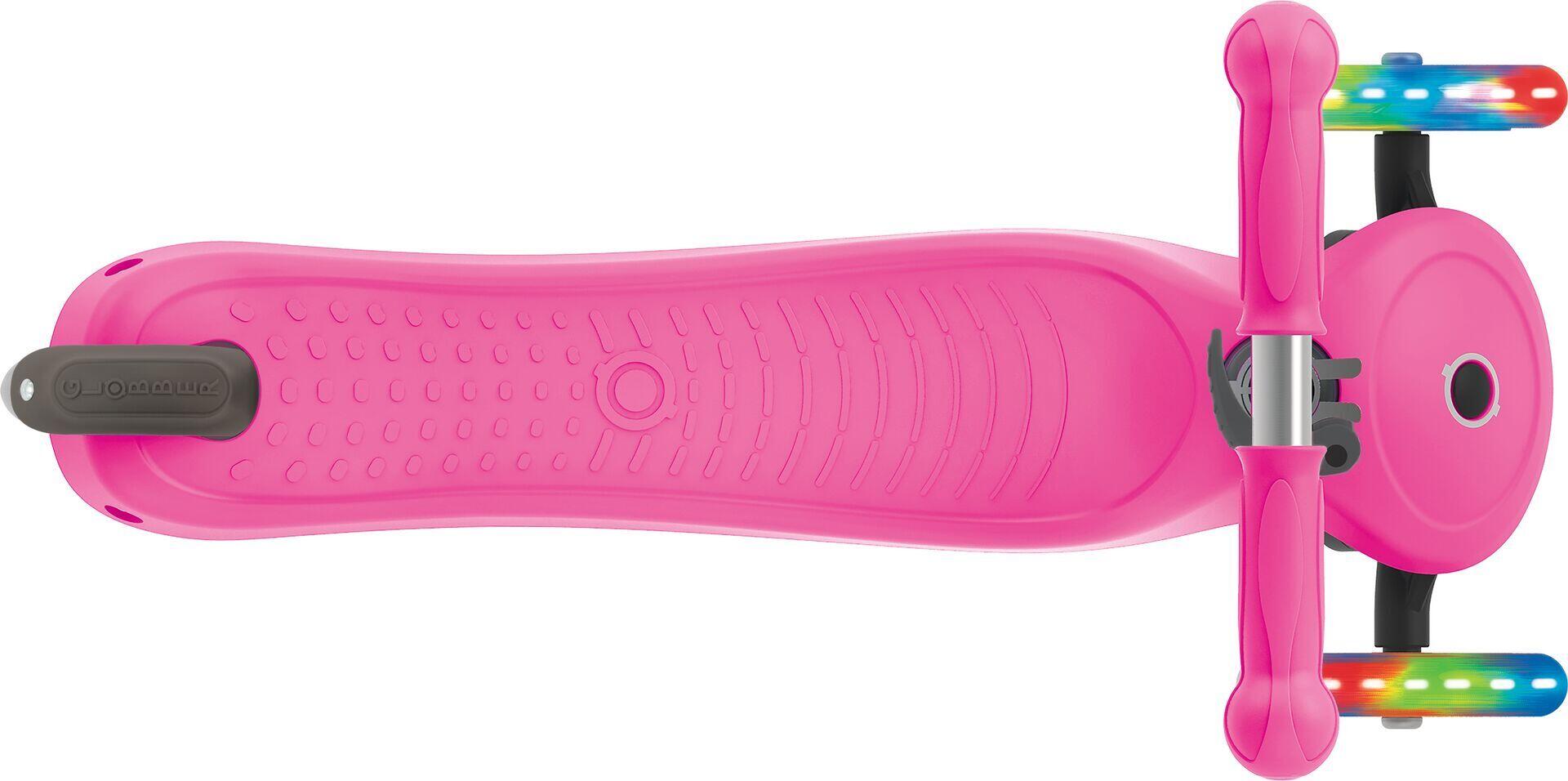 GLOBBER PRIMO LIGHTS neon pink, mit Leuchtrollen 6/7