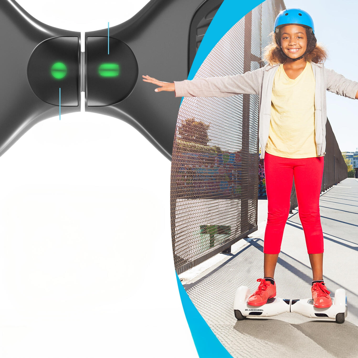 Hoverboard Bluewheel HX310s_BL 6,5", app, Bluetooth, 15 km/h 5/8