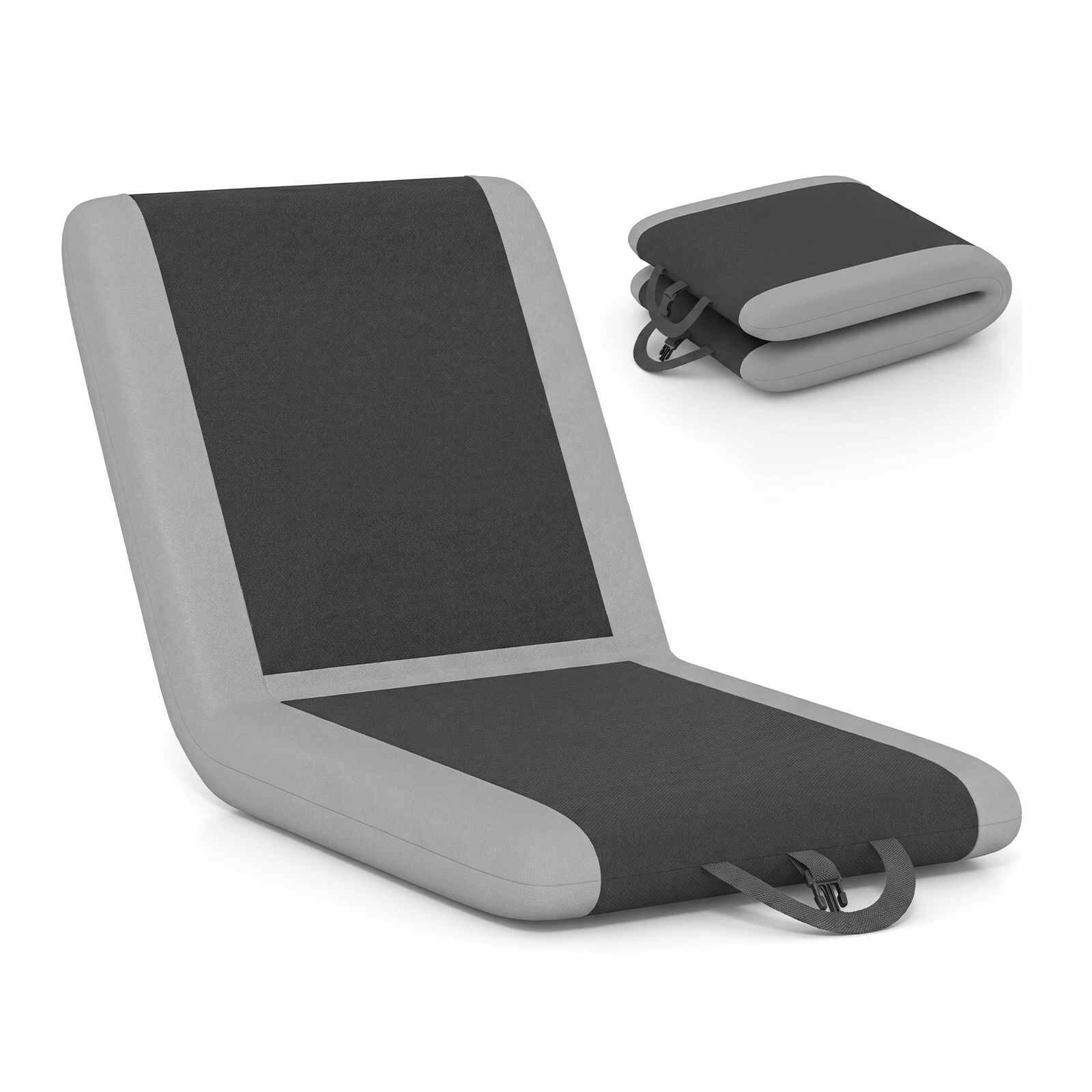 Portable Stadium Seat Folding Bleacher Chair 6-Recline Positions