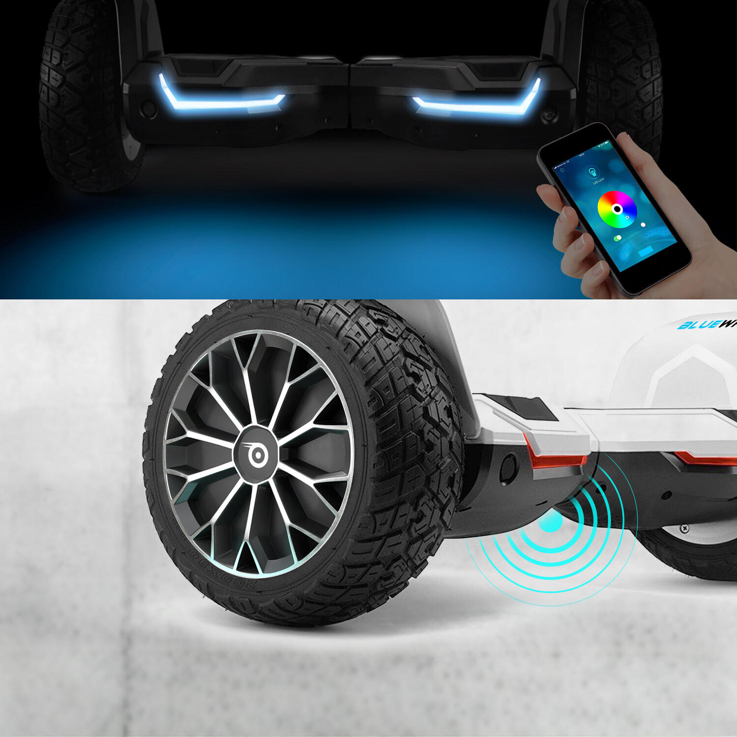 Hoverboard Bluewheel HX510 8,5", app, offroad, 15 km/h 2/8