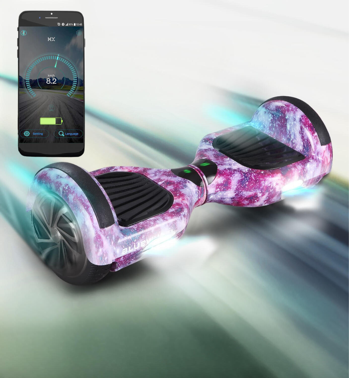 Hoverboard Bluewheel HX310s_RS  6,5", app, Bluetooth, 15 km/h 4/8