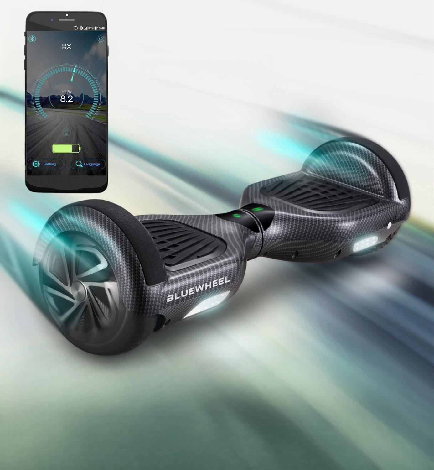 Hoverboard Bluewheel HX310s_CA  6,5", app, Bluetooth, 15 km/h 4/8