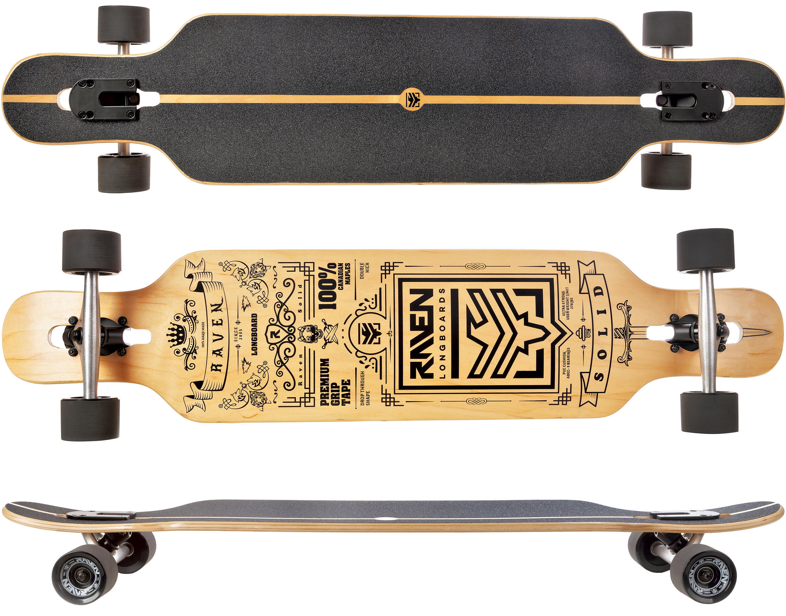 Longboard Raven Solid 1/5