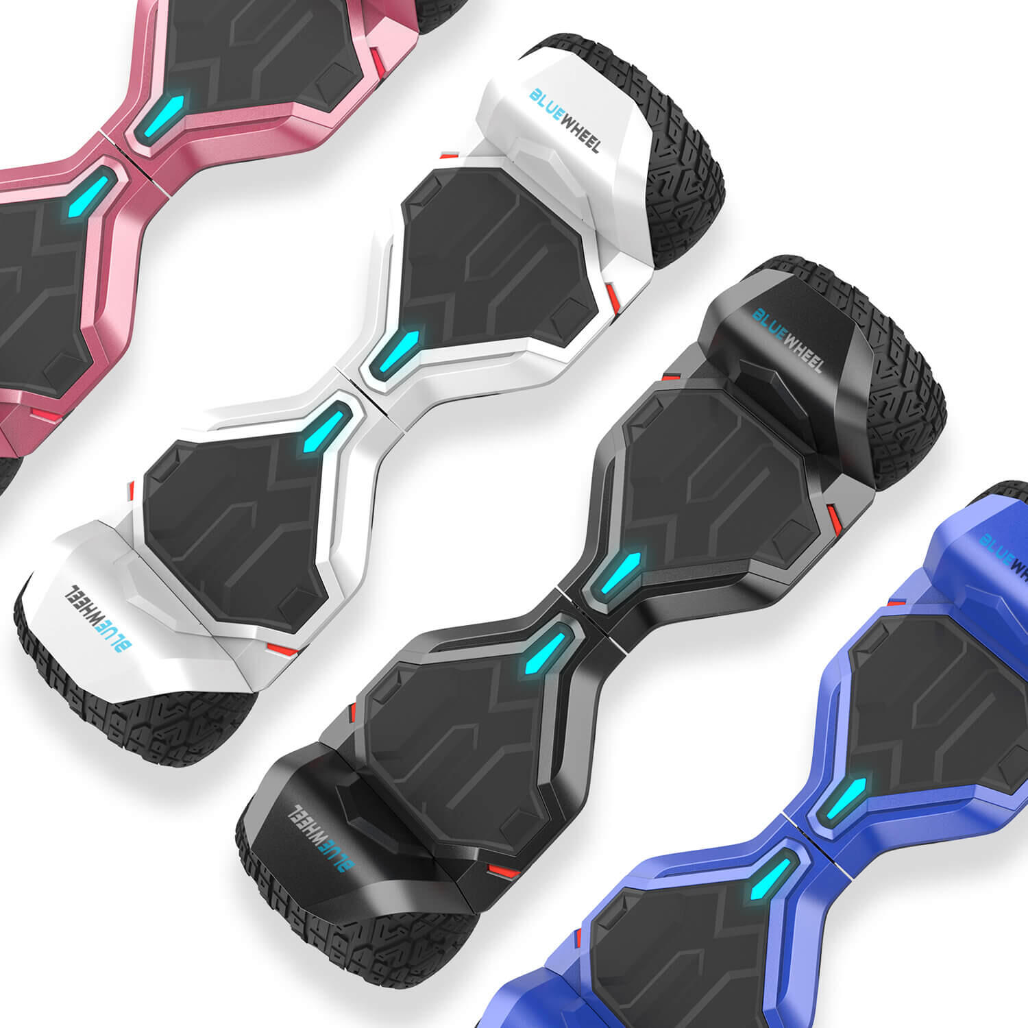 Bluewheel HX510 hoverboard 8,5", app, offroad, 15 km/u 7/8