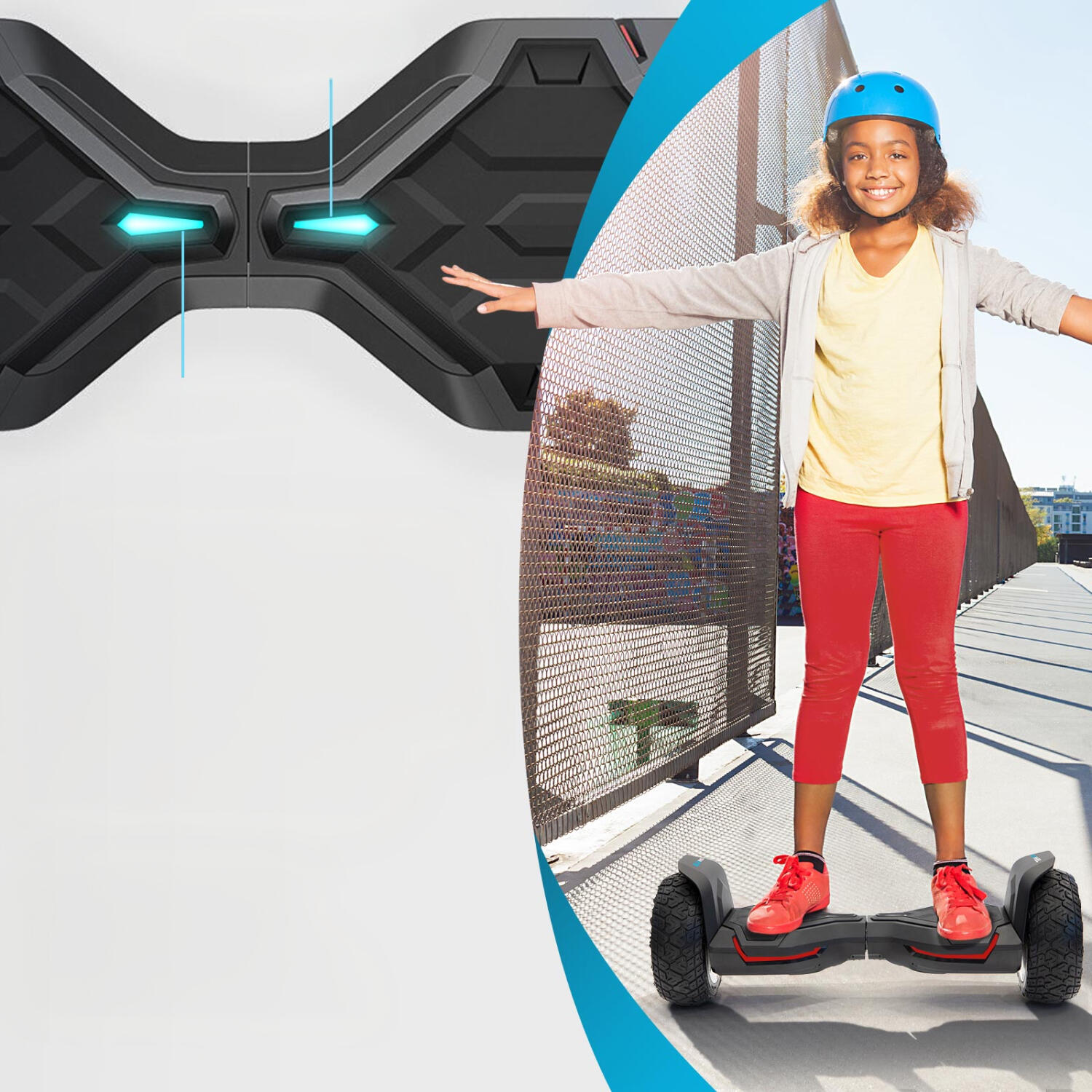 Bluewheel HX510 hoverboard 8,5", app, offroad, 15 km/u 4/8