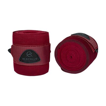 Bandes de polo pour cheval avec élastique Acavallo (x2)