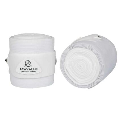 Bandes de polo pour cheval avec élastique Acavallo (x2)