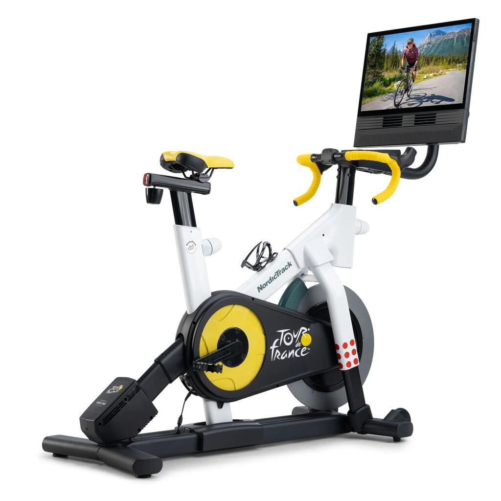 Tour de France Indoor Cycle - realistic, -10% to 20% incline