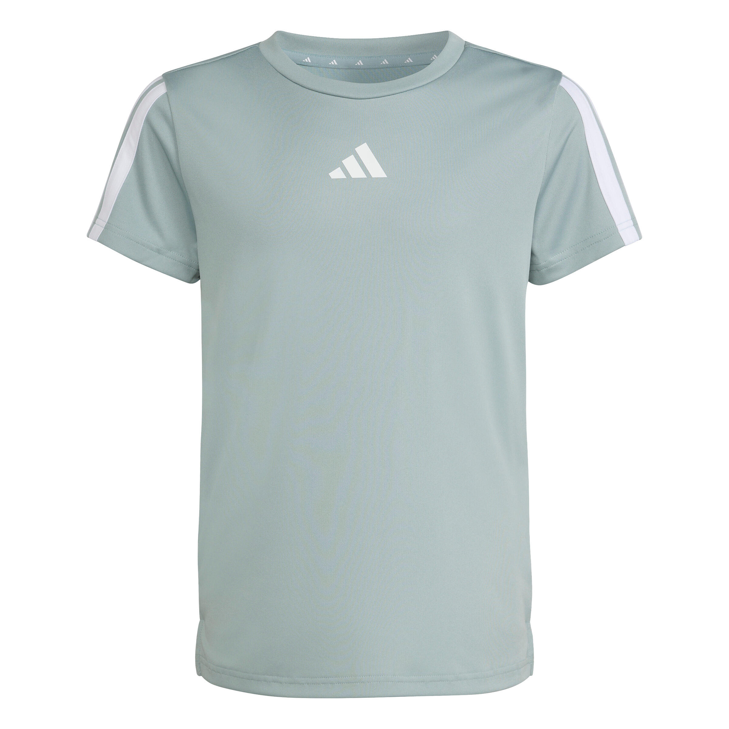 Girl's jersey athletic top adidas Train Essentials 3 Stripes 1/6