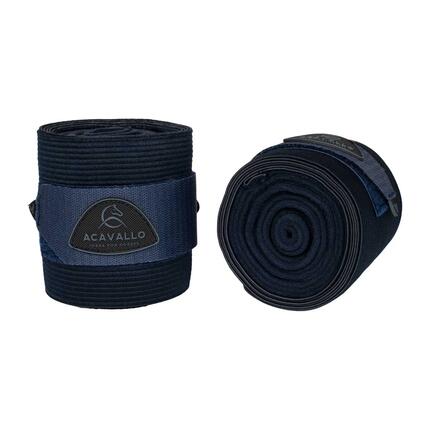 Bandes de polo pour cheval avec élastique Acavallo (x2)
