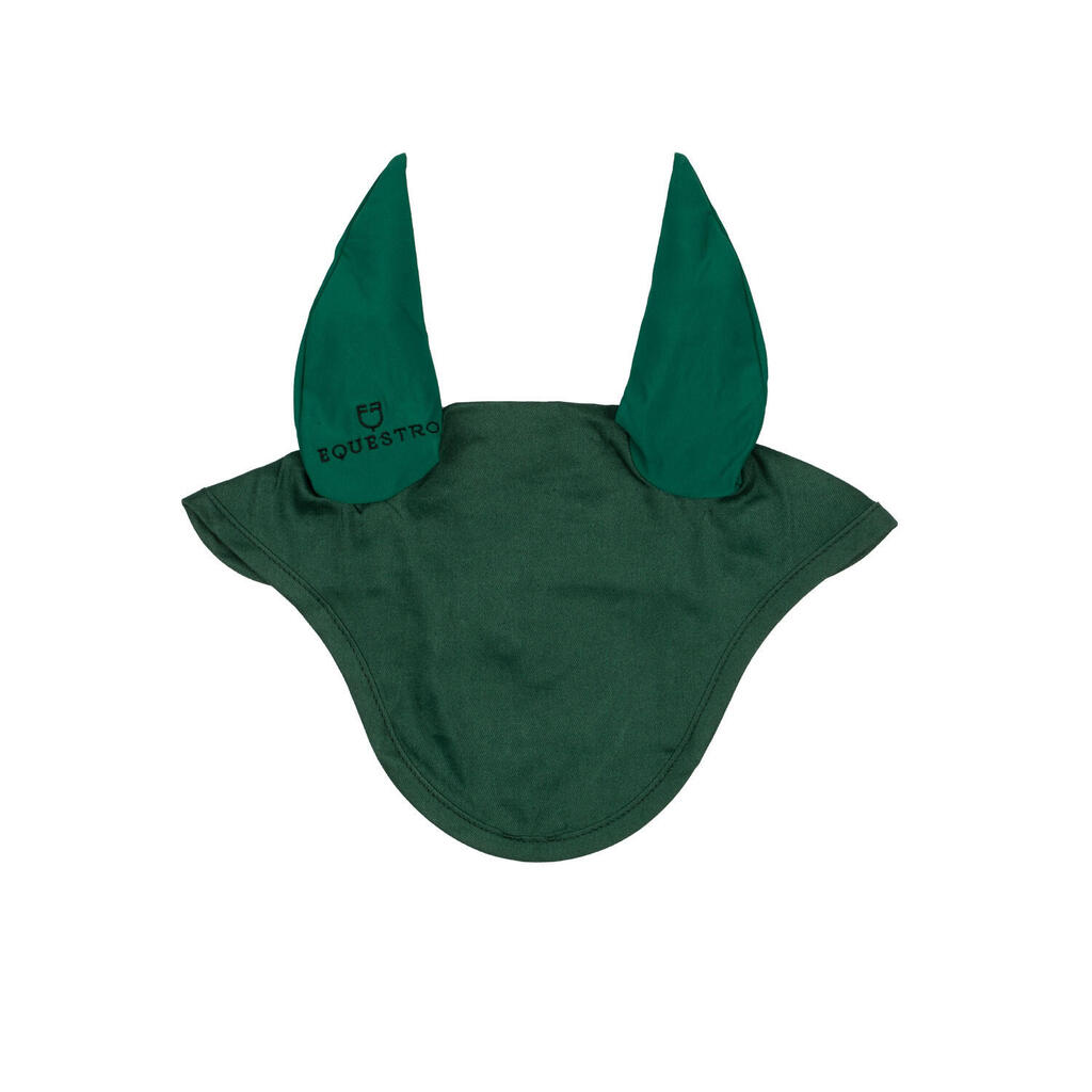 Cotton pony bonnet with stretchable ears
