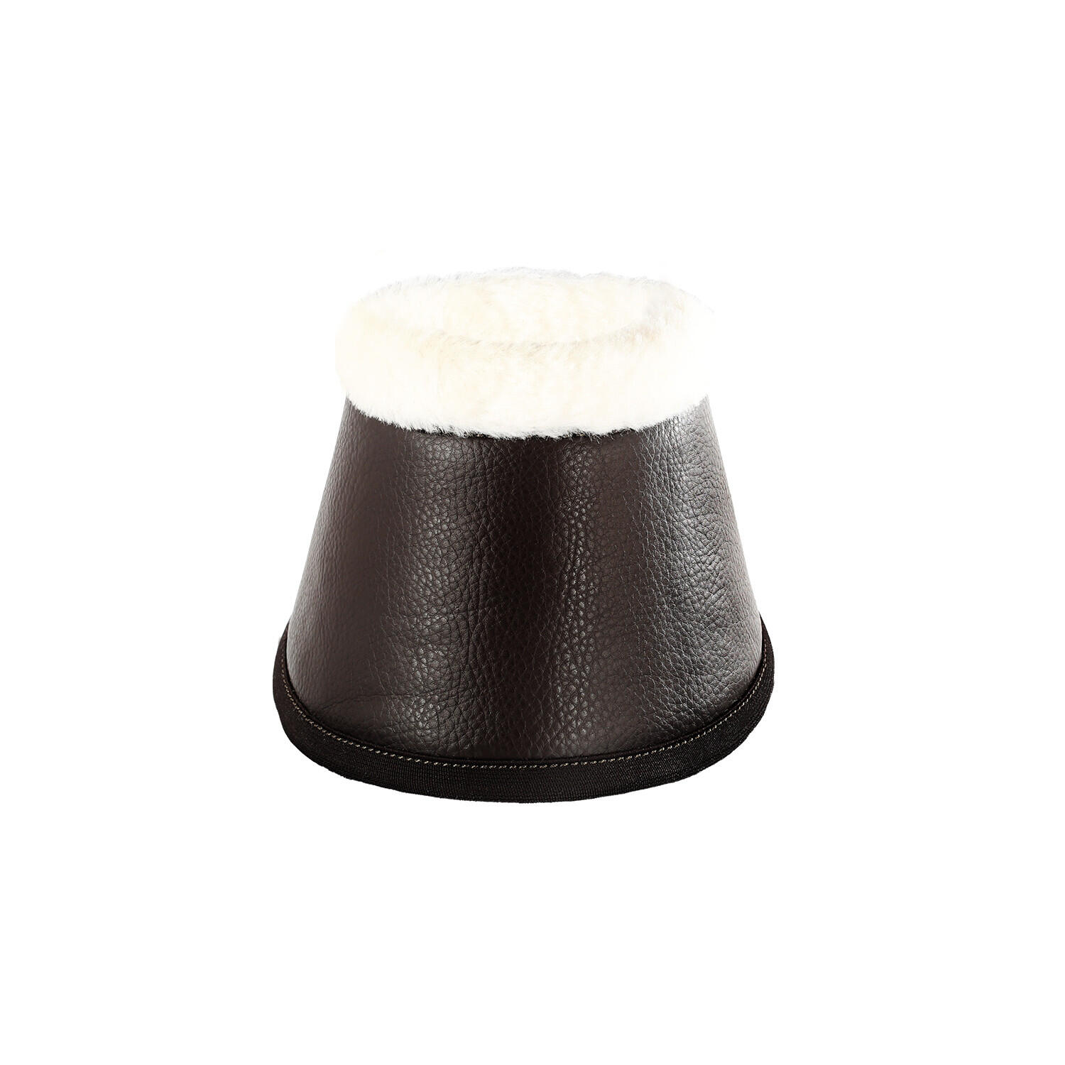 Faux leren springschoenen met klittenbandsluiting en synthetisch schapenvacht 4/7