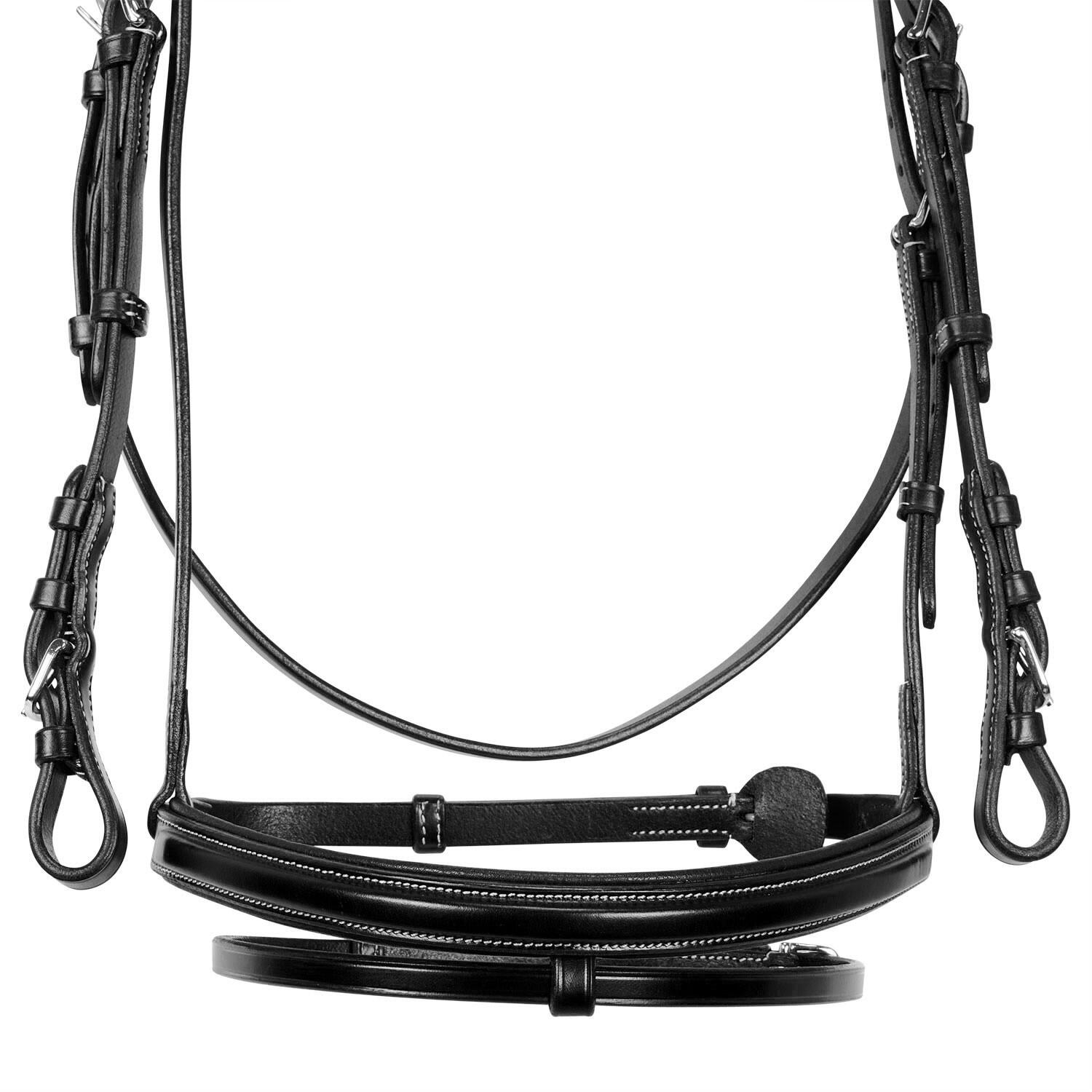 Bridon de saut en cuir 5/7