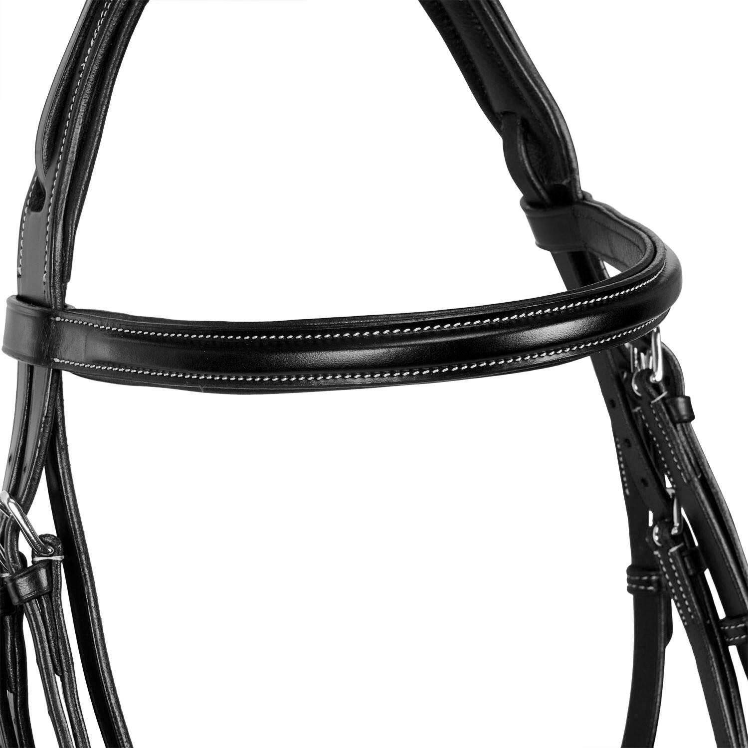 Bridon de saut en cuir 4/7