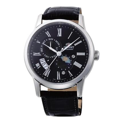 ORIENT Sun & Moon RA-AK0010B Montre automatique homme 42 mm cuir