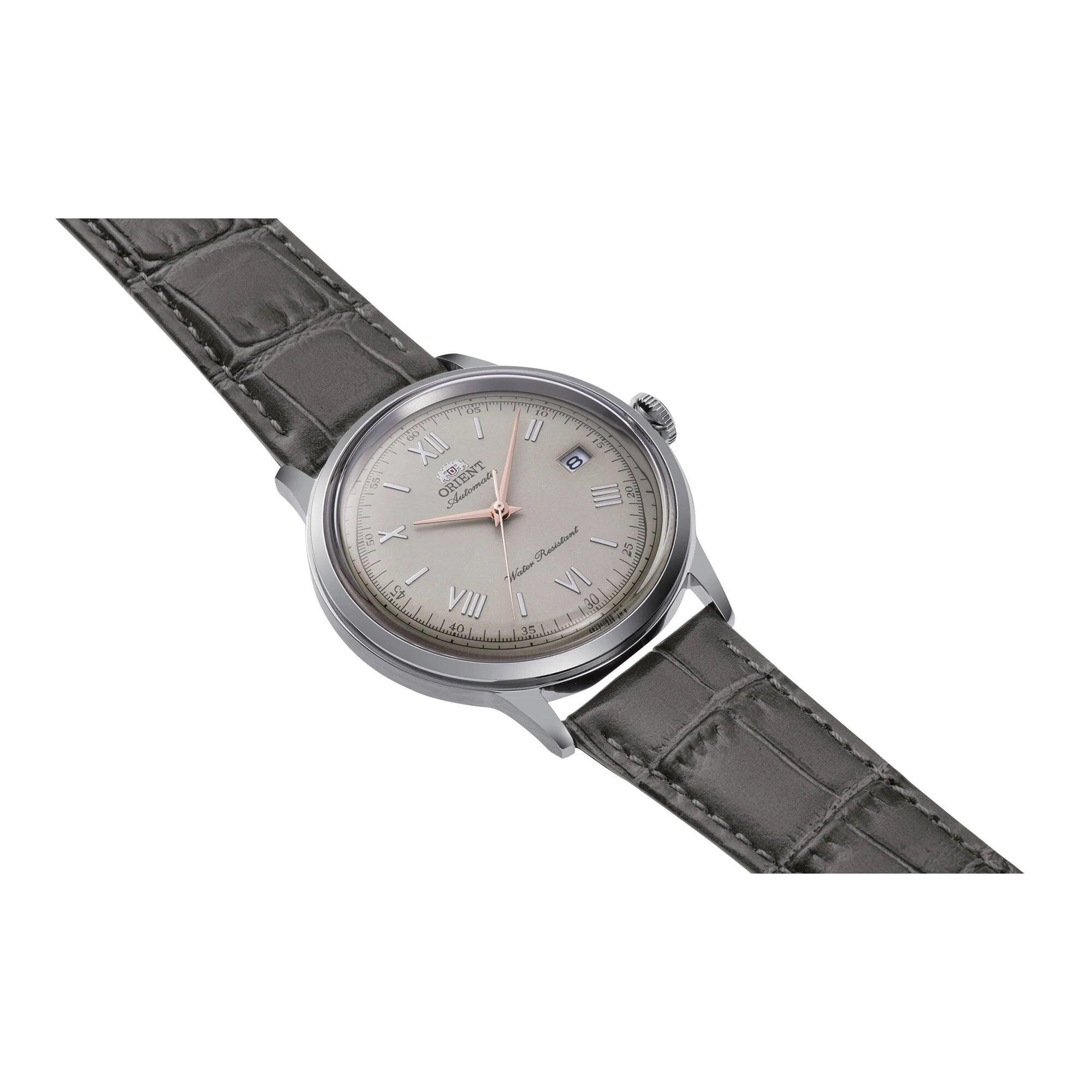 ORIENT Bambino RA-AC0025N - montre mécanique homme acier cuir 3/4
