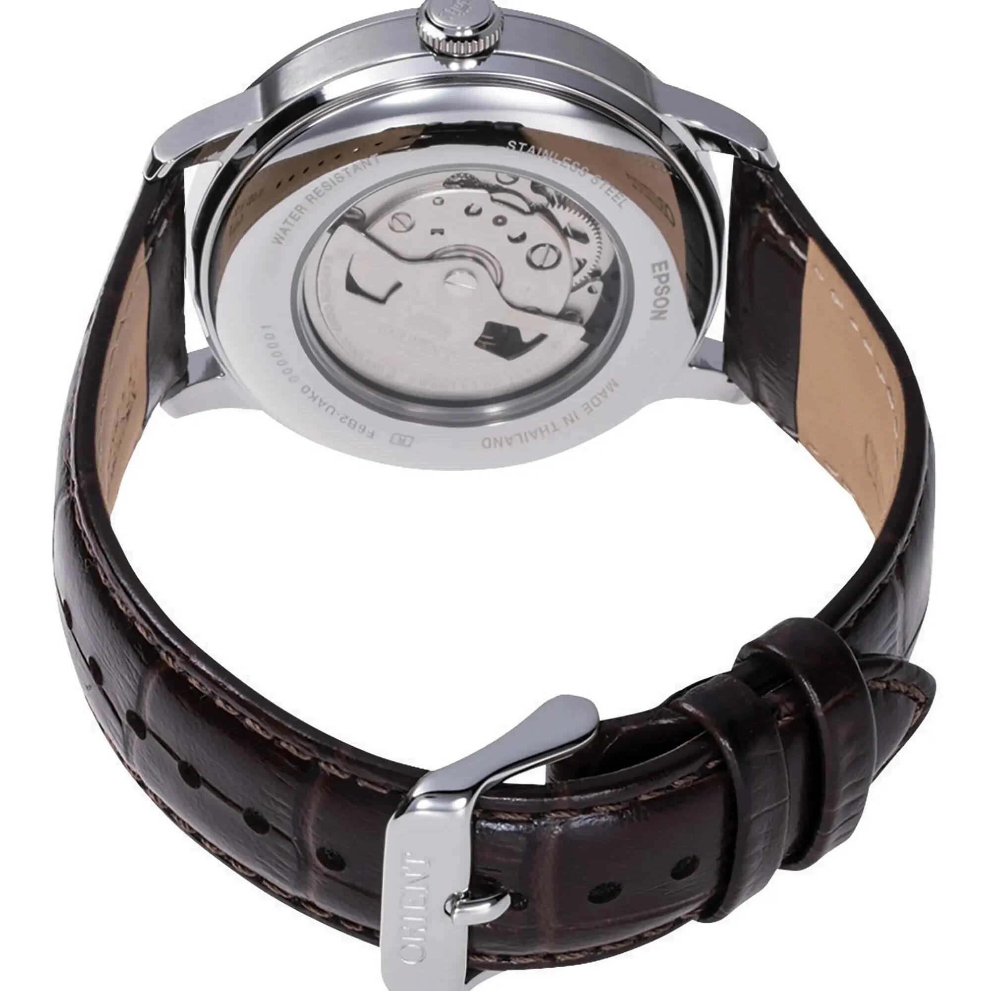 ORIENT Classic Bambino Sun & Moon RA-AK0803Y montre homme mécanique cuir 2/3