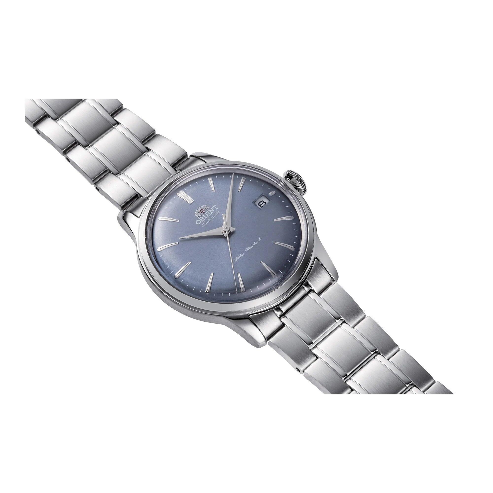 ORIENT Classic Bambino 38 mm RA-AC0M10L montre mécanique acier Aquamarine 3/4