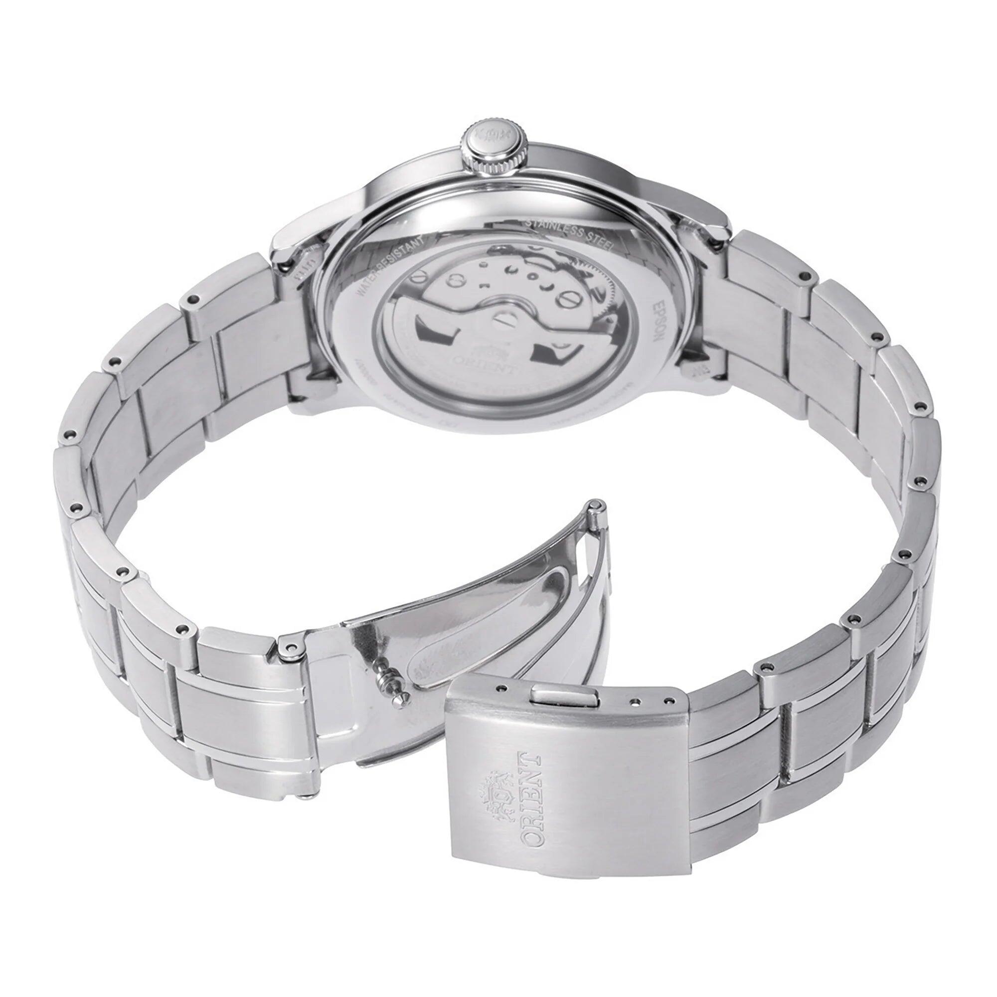 ORIENT Bambino 38 mm montre mécanique acier cadran aquamarine 2/4