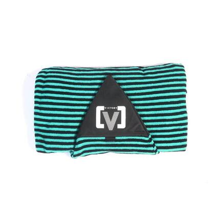 VICTORY - Housse Chaussette Surf - Shortboard - 6'6 - Black / Green