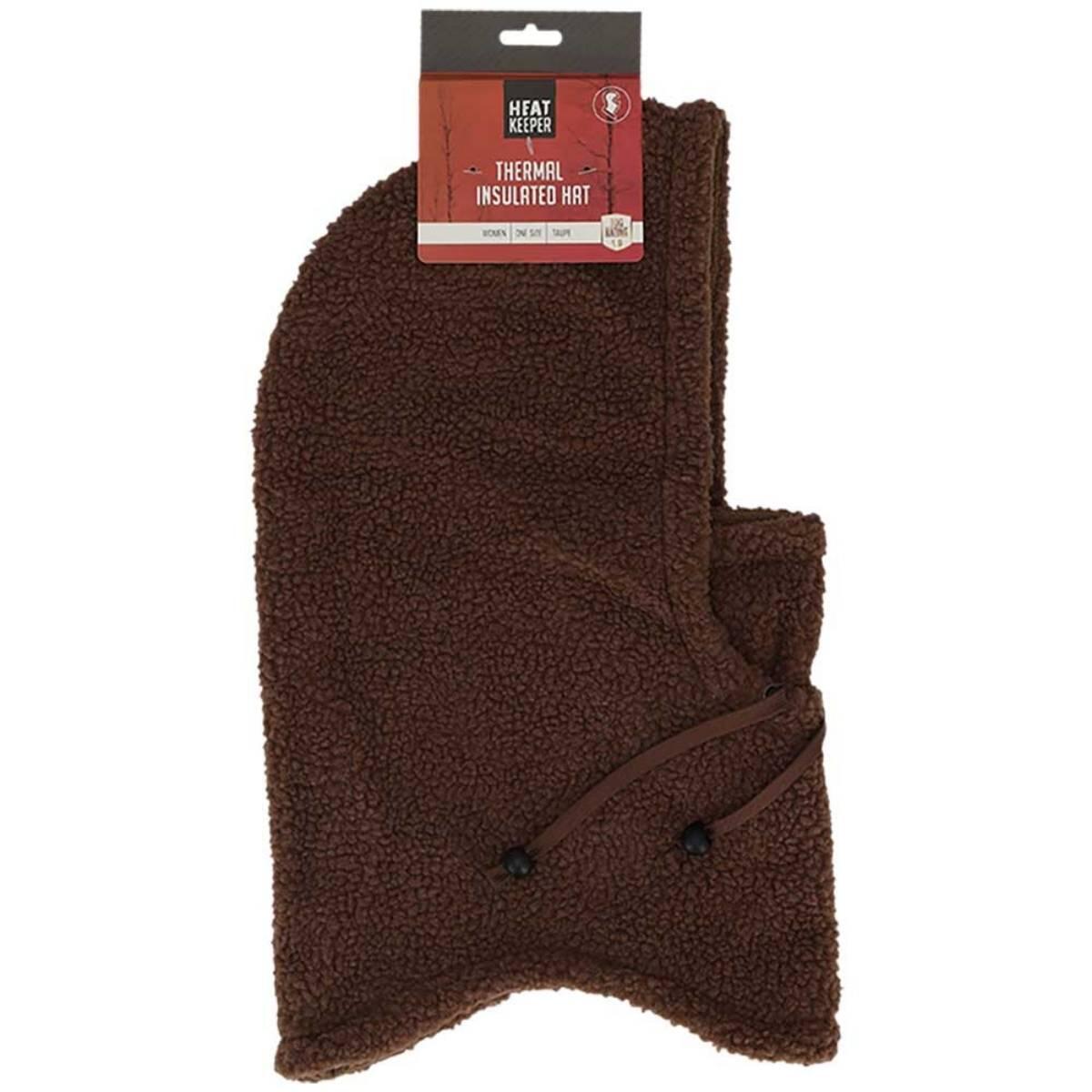 Cagoule Heatkeeper Teddy Femme Taupe 4/4