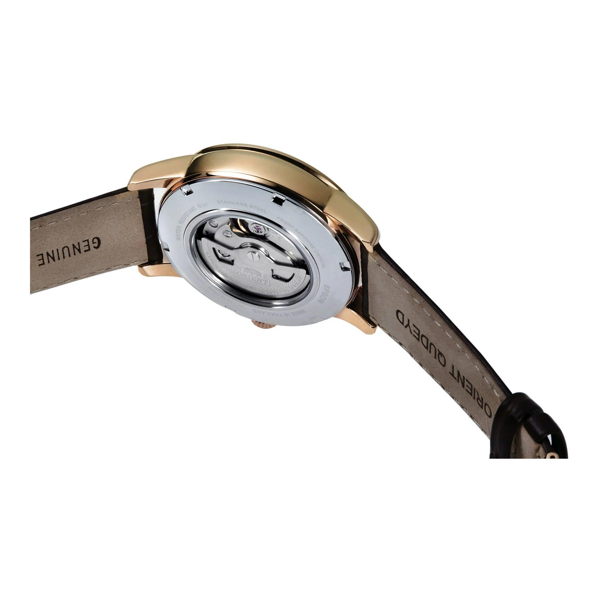 ORIENT Classic Sun & Moon RA-AK0007S montre mécanique bracelet cuir 3/3