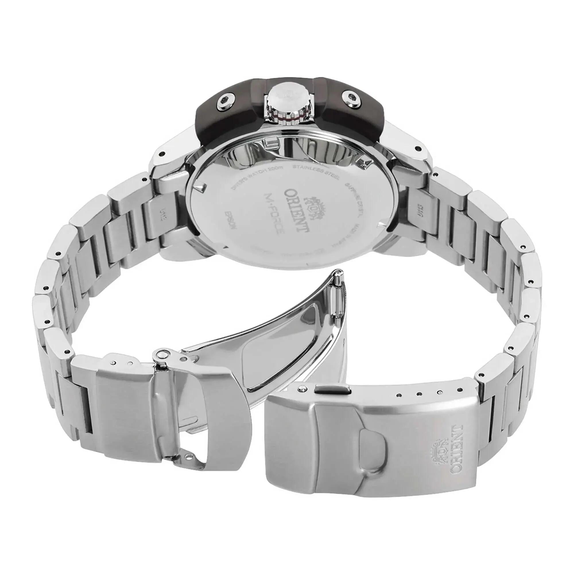 ORIENT M-Force RA-AC0L02R00B montre mécanique homme 200 m, cadran rouge 2/4