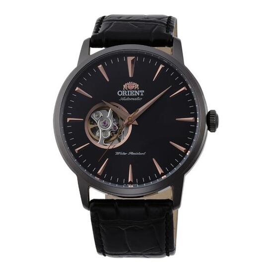 ORIENT Classic Open Heart AG02001B montre mécanique homme cuir noir