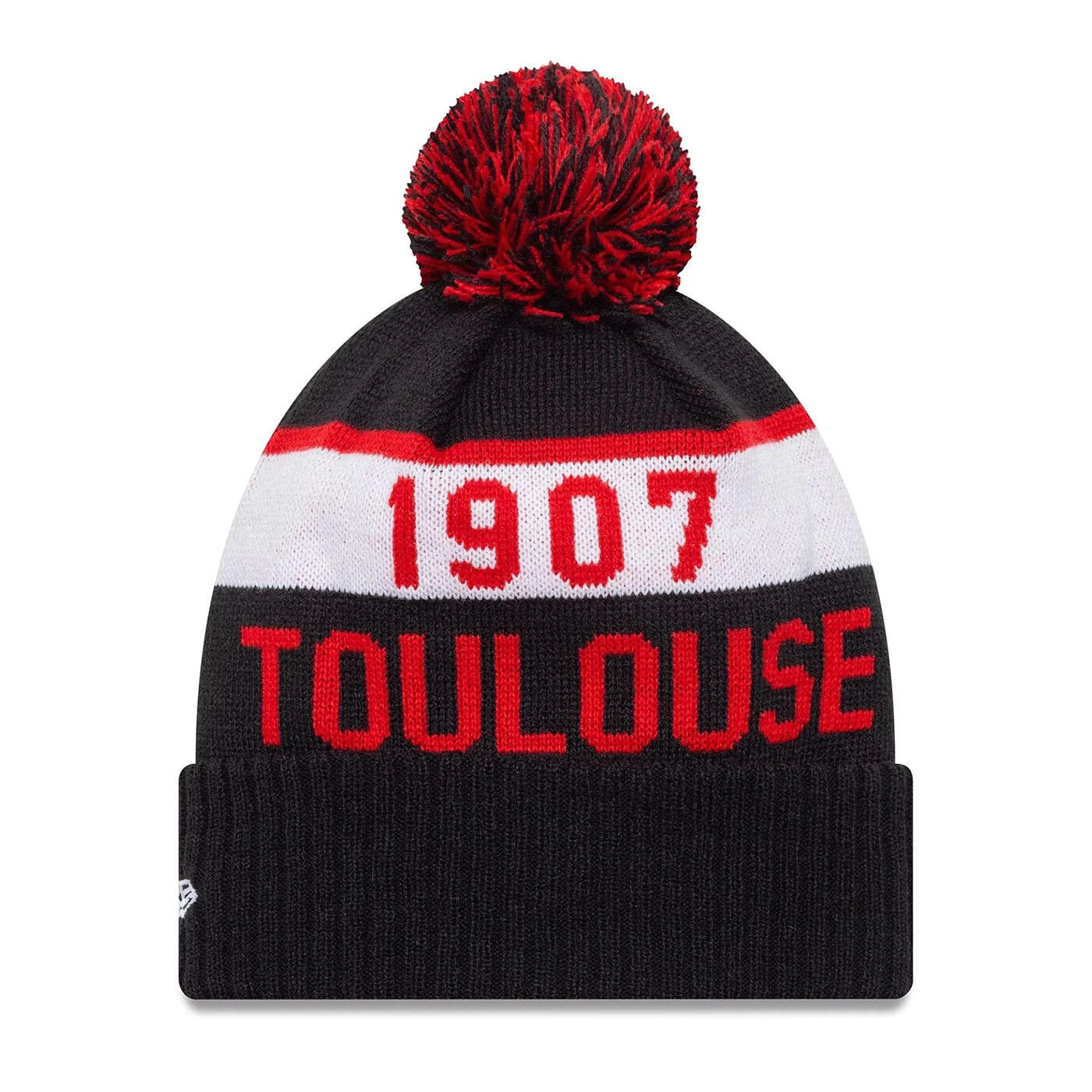 Pomponmuts Sport Stade Toulousain New Era Zwart, Rood En Wit 2/2