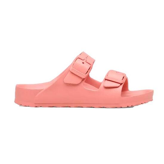 Flache Sandalen Damen Birkenstock Arizona Eva Rojo
