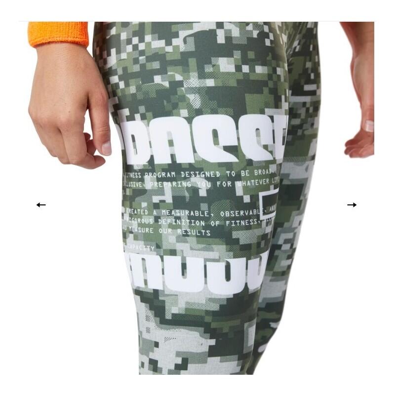 PANTALONE  CROSSFIT DY8415 W LUX LEGGINGS  VERDE 4/5