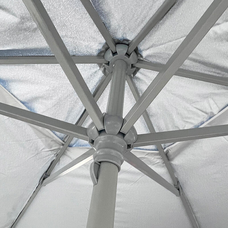 Umbrelă de plajă Solart 240 cm, UPF 50+, bej