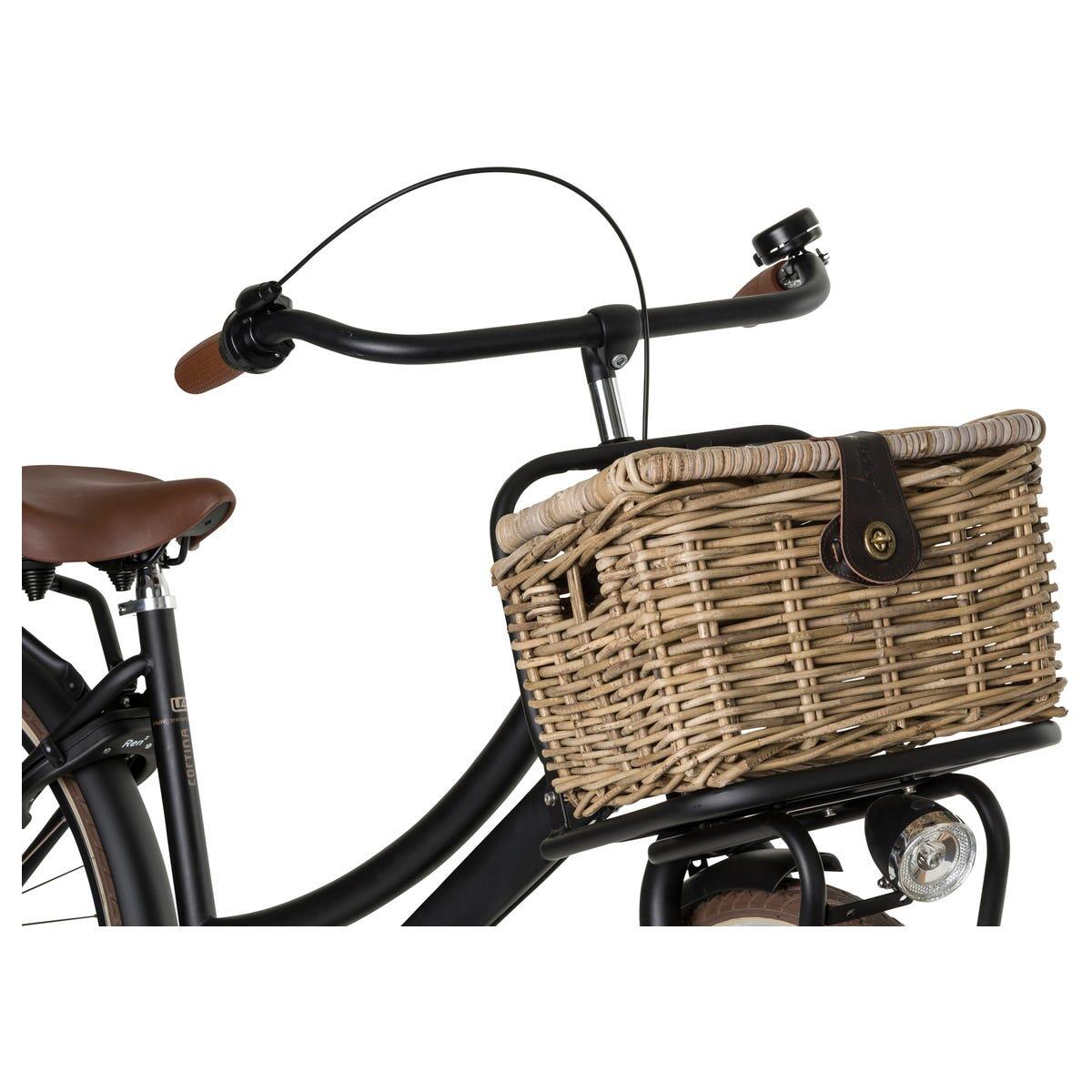 Fastrider SERA Mand Rotan SMALL Naturel MET KLEP 3/7