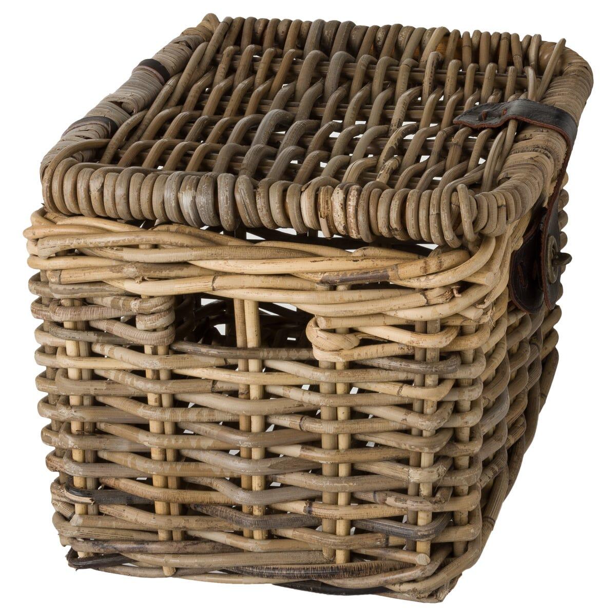 Fastrider SERA Mand Rotan SMALL Naturel MET KLEP 5/7