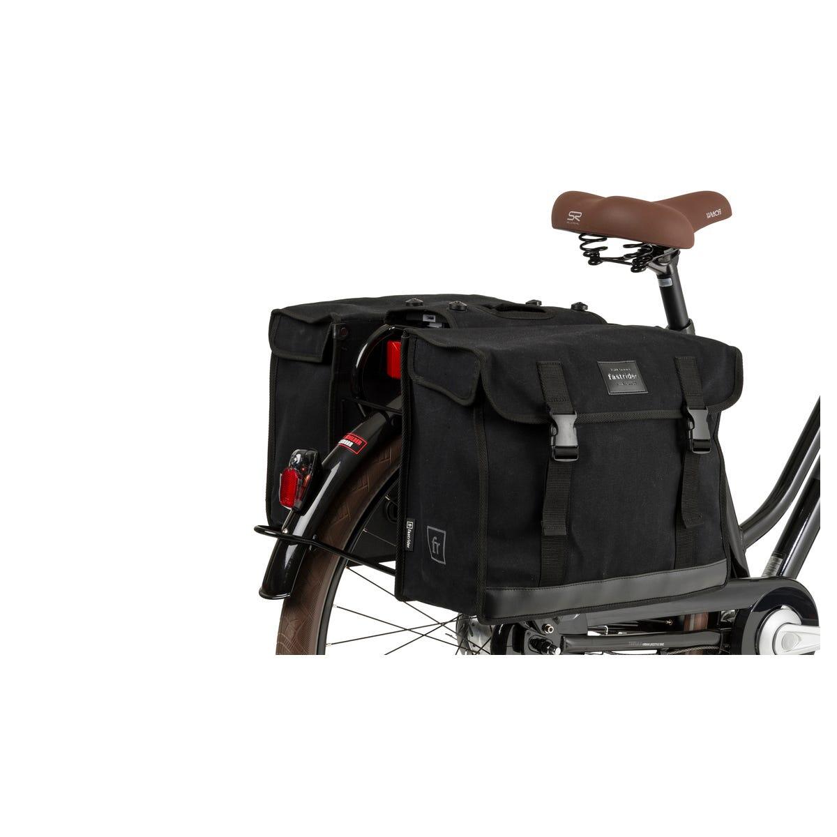Fastrider Canvas 47L Dubbele Fietstas Basics 2/7