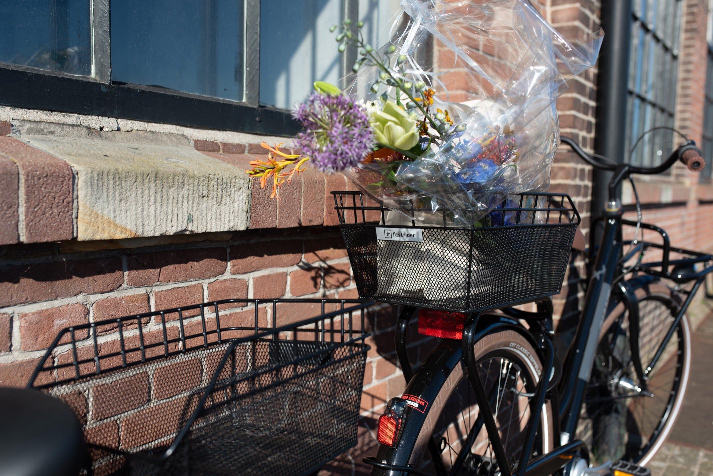Fastrider Olav Rear Carrier Bike Basket Non-Detachable 6/7