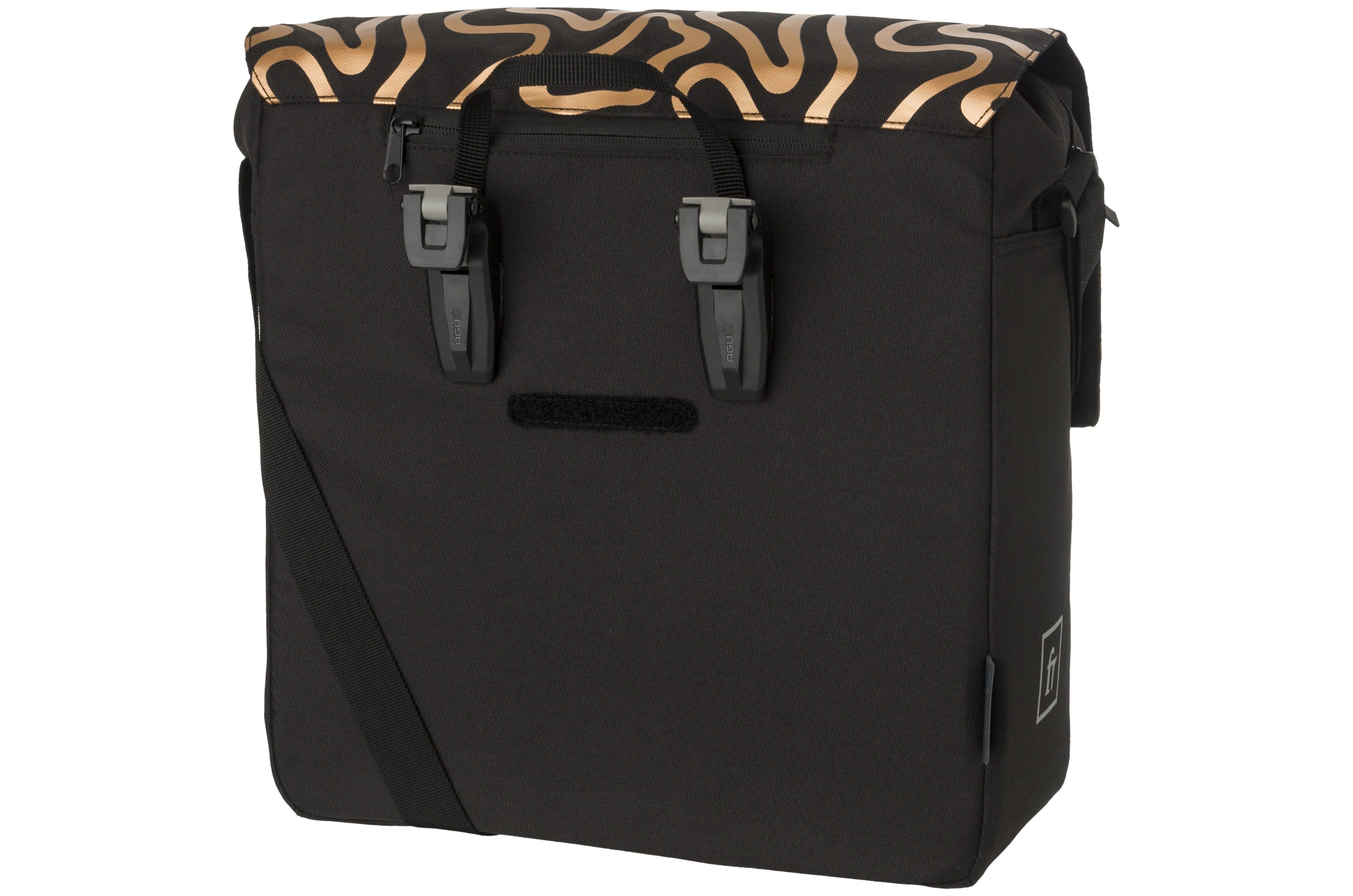 Sacoche Vélo Fastrider Nara Trend Single 17L – Hydrofuge, Bandoulière, Crochets Klickfix, Réflecteurs, Pour Vélo électrique