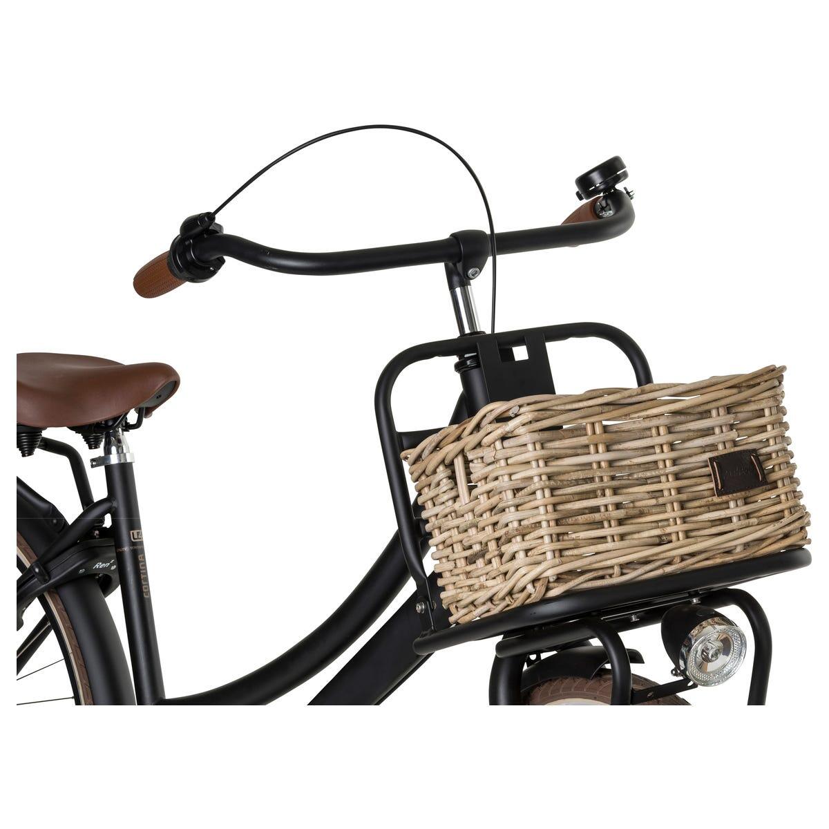 Fastrider Zeno Rattan Cesta de la bicicleta 3/4