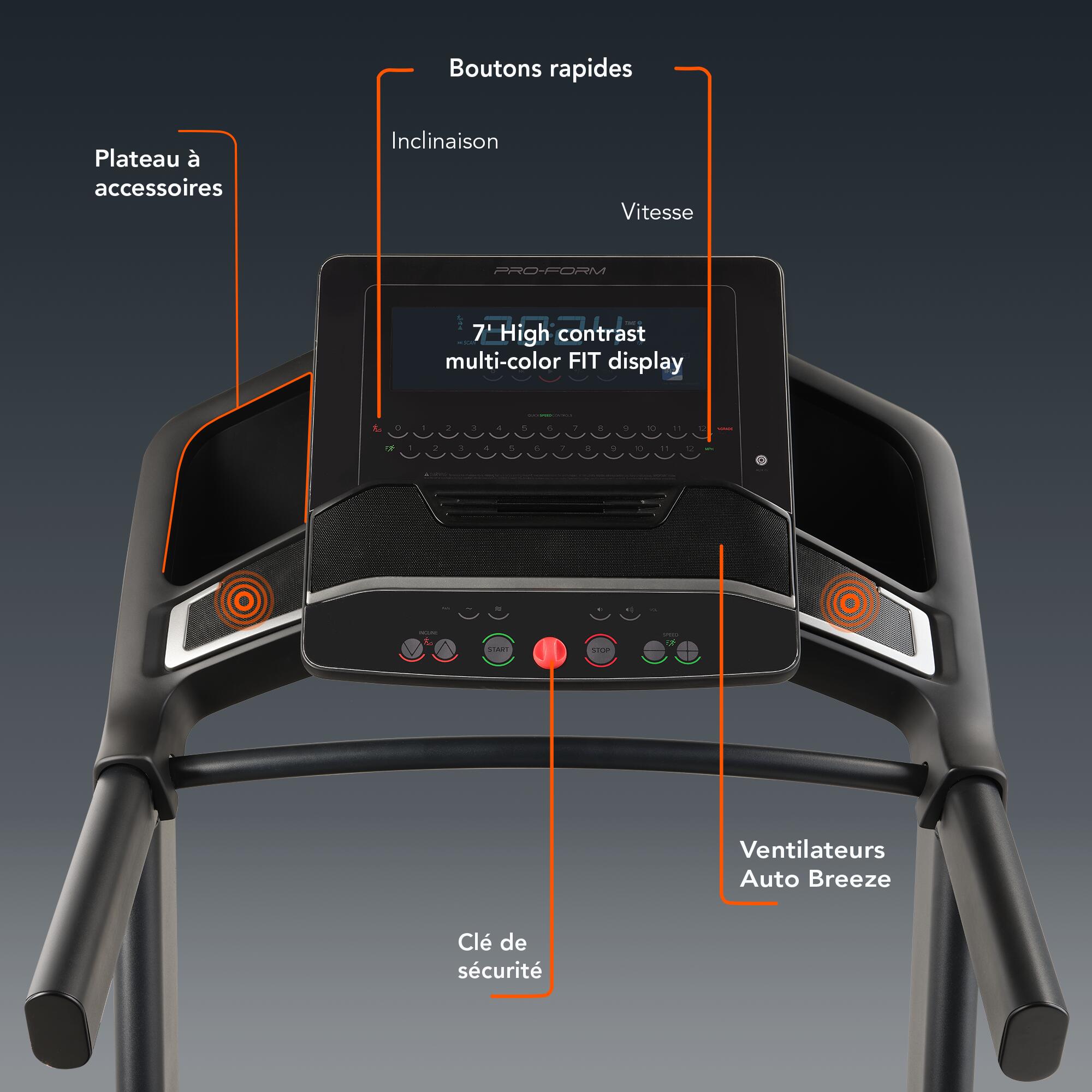 Tapis de course Carbon TLX / 20km/h / Connecté iFIT 3/7