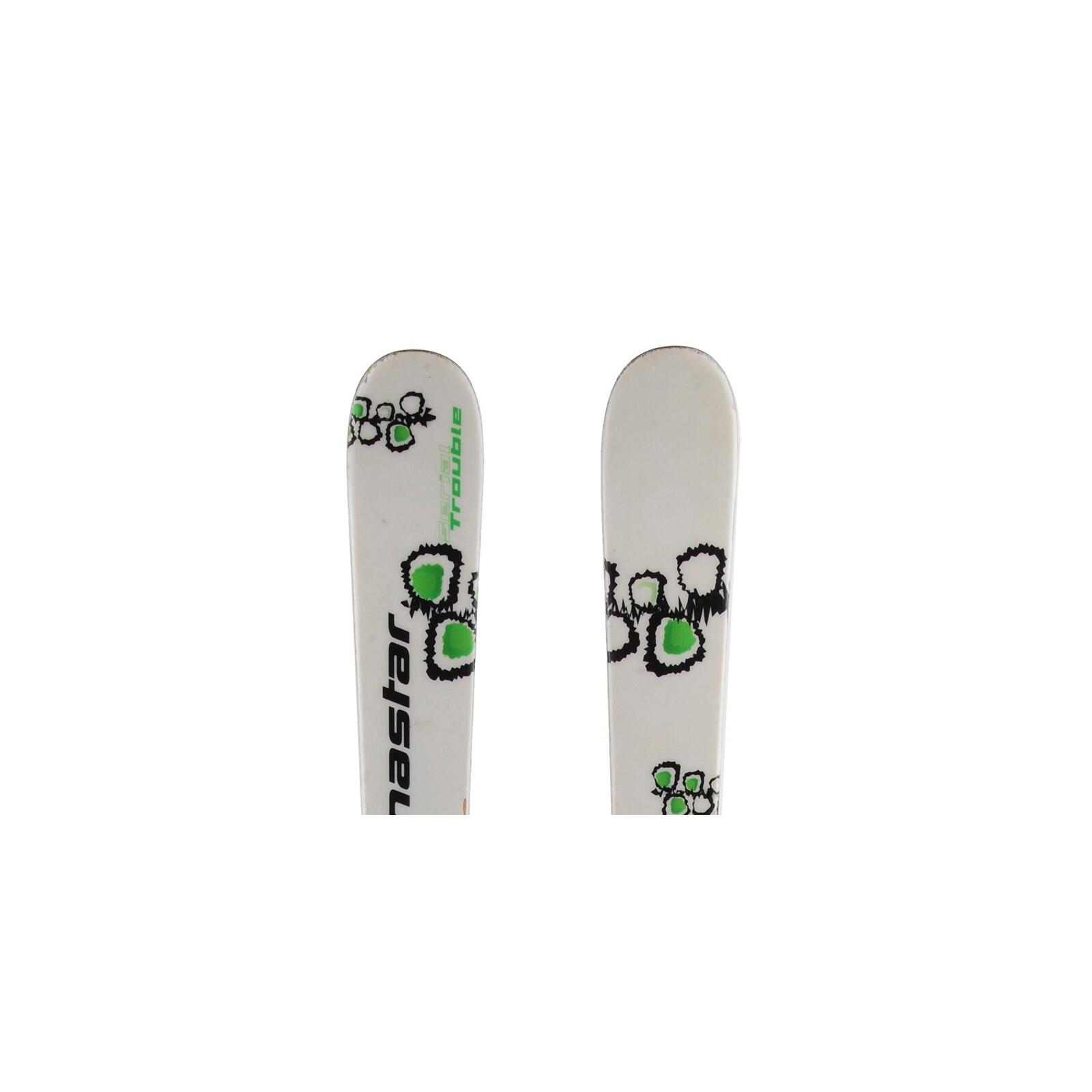 RECONDITIONNE - Ski Junior Dynastar Serial Trouble + Fixations 2/4