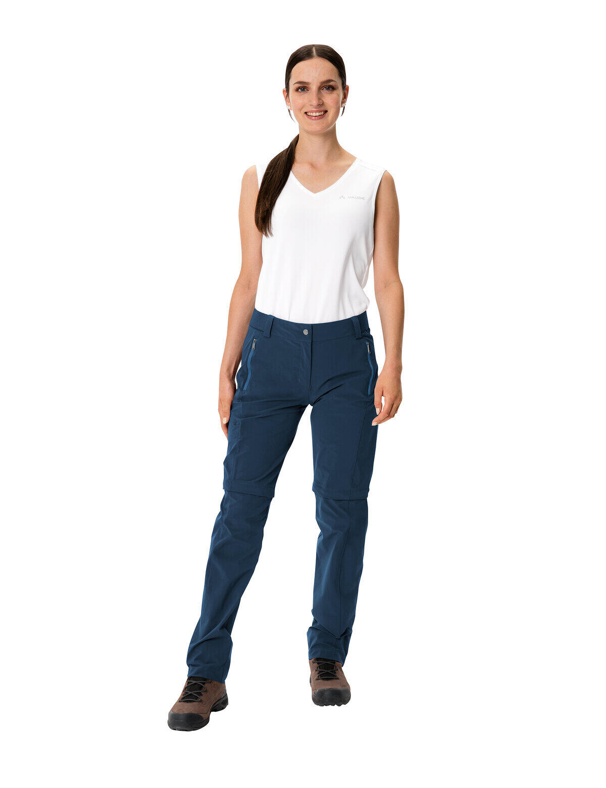 Pantalon dézippable femme VAUDE Farley Stretch ZO II 7/7