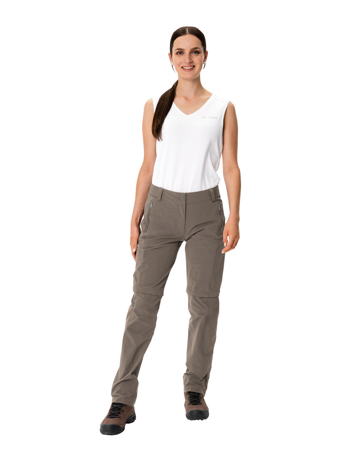 Pantalón de mujer con cremallera desmontable VAUDE Farley Stretch ZO II 7/7